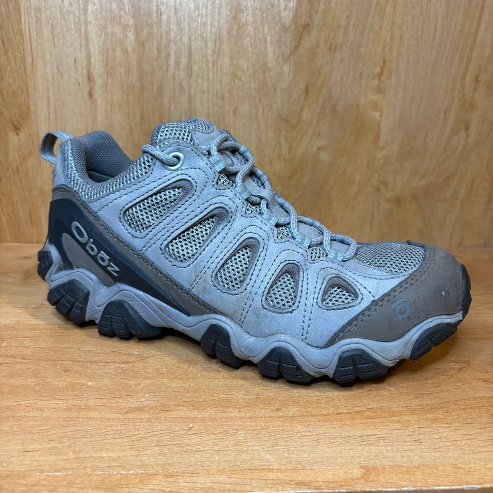 Oboz Women's Gray Lace-Up Hiking Boots 8.5 / 39